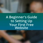 A Beginner’s Guide to Setting Up Your First Free Website