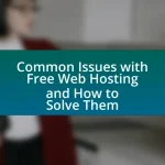 Common Issues with Free Web Hosting and How to Solve Them