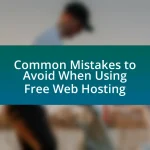 Common Mistakes to Avoid When Using Free Web Hosting