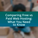 Comparing Free vs Paid Web Hosting: What You Need to Know