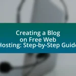 Creating a Blog on Free Web Hosting: Step-by-Step Guide
