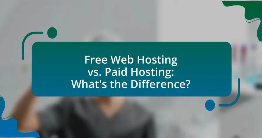 Free Web Hosting vs. Paid Hosting: What’s the Difference?