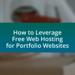 How to Leverage Free Web Hosting for Portfolio Websites