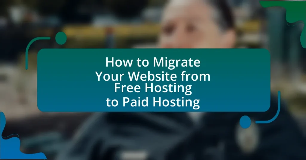 How to Migrate Your Website from Free Hosting to Paid Hosting