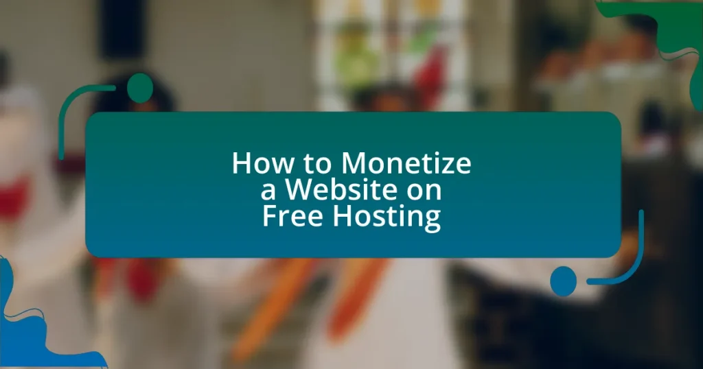 How to Monetize a Website on Free Hosting