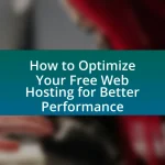 How to Optimize Your Free Web Hosting for Better Performance