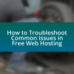 How to Troubleshoot Common Issues in Free Web Hosting