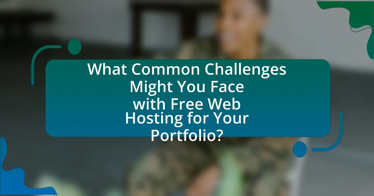 What Common Challenges Might You Face with Free Web Hosting for Your Portfolio?